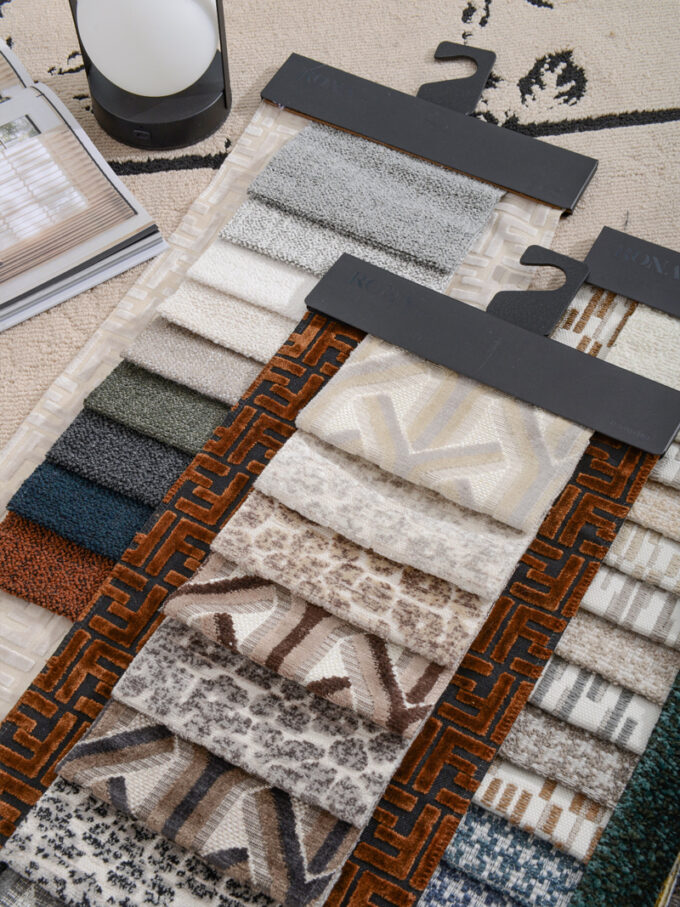 Fabric Sample Hook Cards