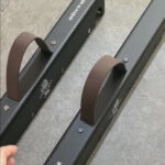 Luxury Fabric Sample Display Hooks | Custom Size/Color | Faux Leather/Metal Option for Home Textile