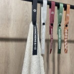 Fabric Swatch Hanging Strap with Snap Button for Curtain & Upholstery Samples