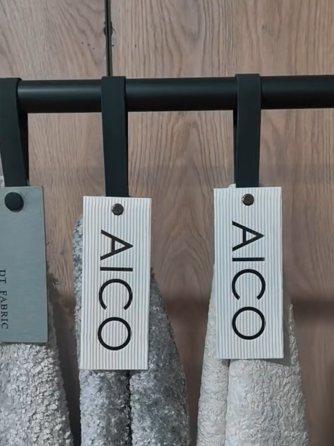 Fabric Sample Hook Cards