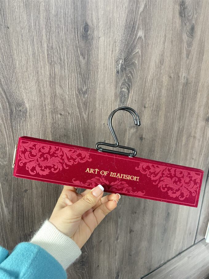 Custom Velvet Fabric Sample Card Heads | Curtain Sofa Fabric Display Hooks