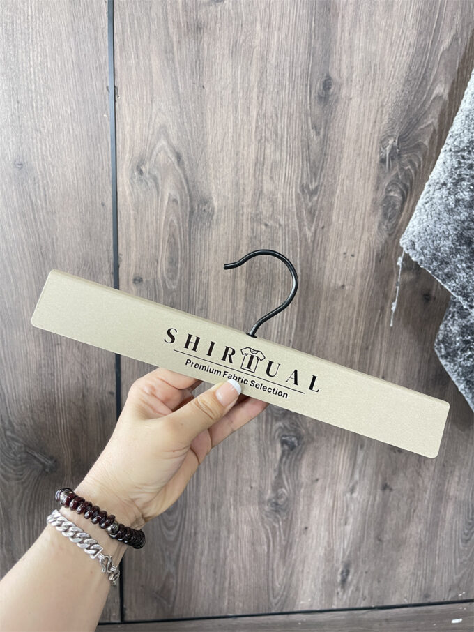 Premium Slim Textile Fabric Swatch Hooks | Custom for Home Textile Showrooms