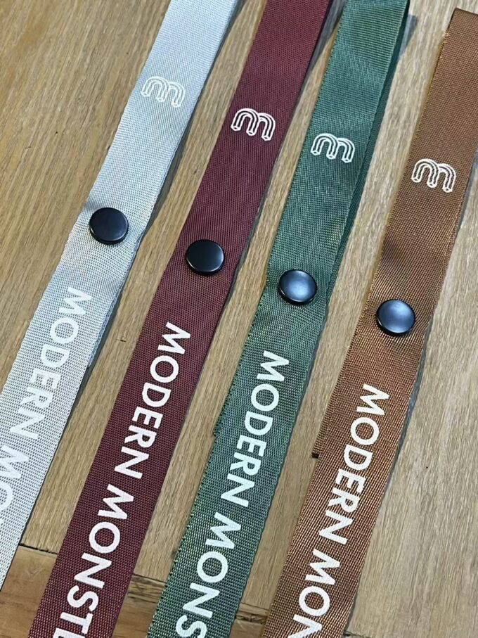 Fabric Swatch Hanging Strap with Snap Button for Curtain & Upholstery Samples