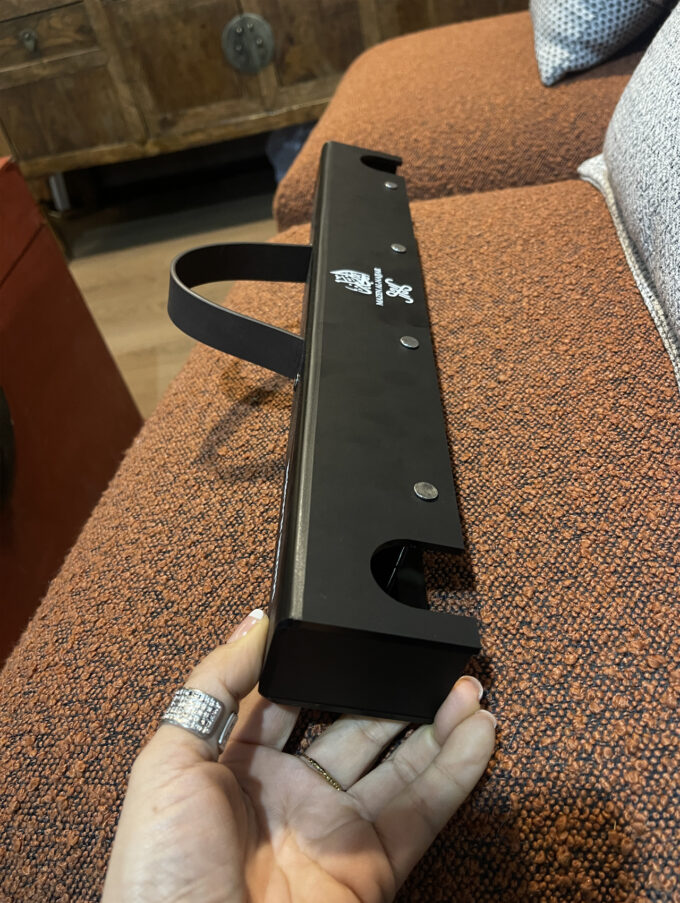 Luxury Fabric Sample Display Hooks | Custom Size/Color | Faux Leather/Metal Option for Home Textile