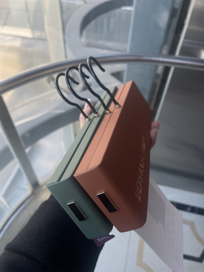 Luxury Fabric Swatch Hanger with Metal J-Hook for Curtain & Upholstery Samples