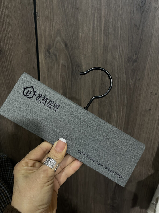 Premium Fabric Sample Hangers with Custom Logo Tag | Curtain & Upholstery Display Cards
