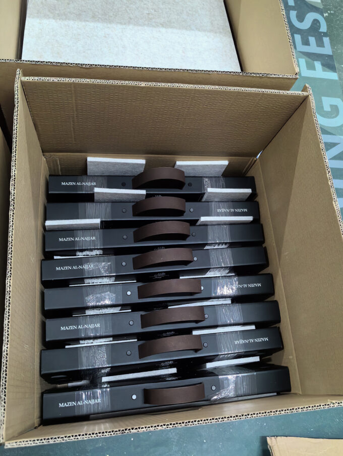 Luxury Fabric Sample Display Hooks | Custom Size/Color | Faux Leather/Metal Option for Home Textile