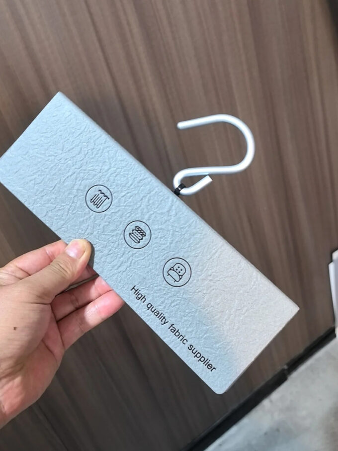 Fabric Sample Hook Cards