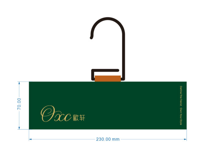 Original Custom Fabric Sample Display Hangers