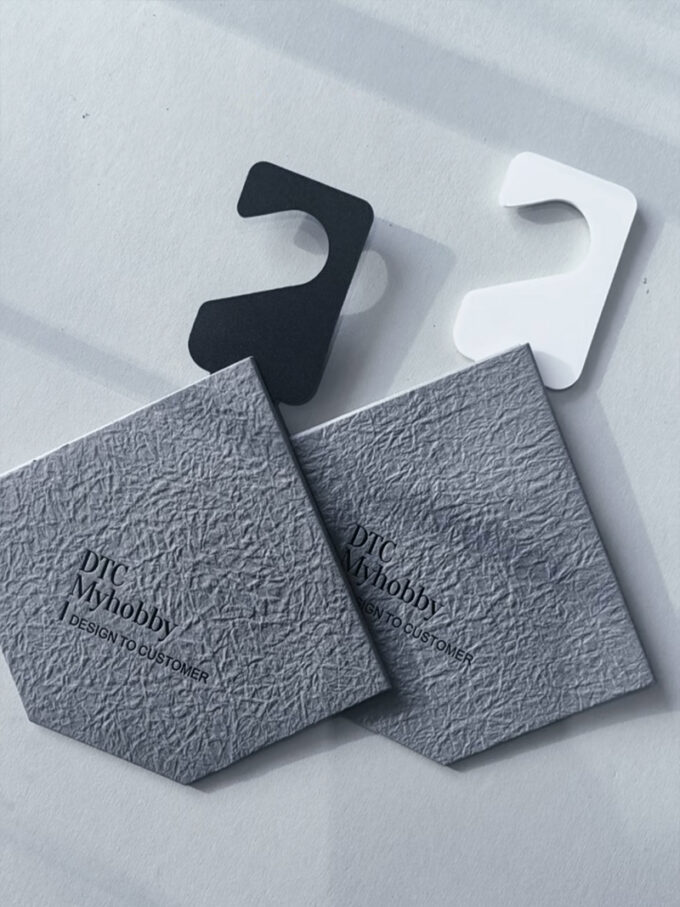 Fabric Sample Hook Cards
