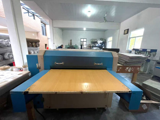 Printing and branding process for custom swatch hangers