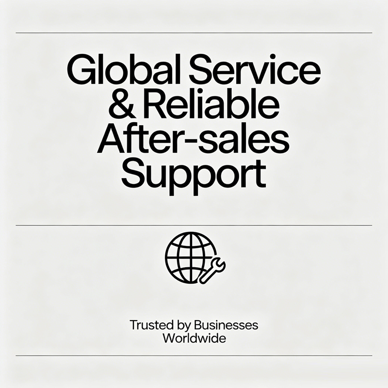 Global Service & Reliable After-sales Support
