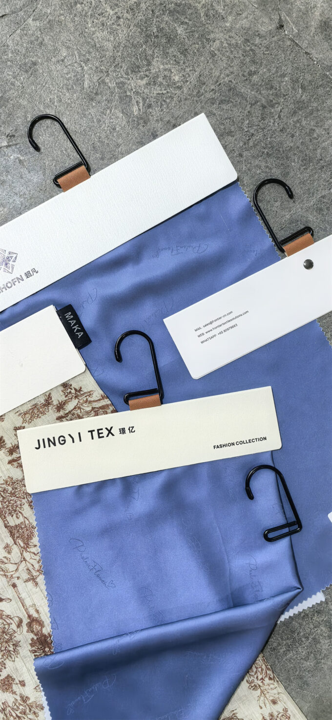 Branded Swatch Display Cards for Apparel Brands
