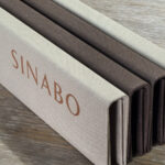 Fabric Wrapped Fabric Sample Hooks | Luxury Custom Textile Display Cards