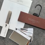Complete Fabric Sample Hook & Swatch Card Set | Custom Curtain & Sofa Upholstery Display Kits | Swatch Hook