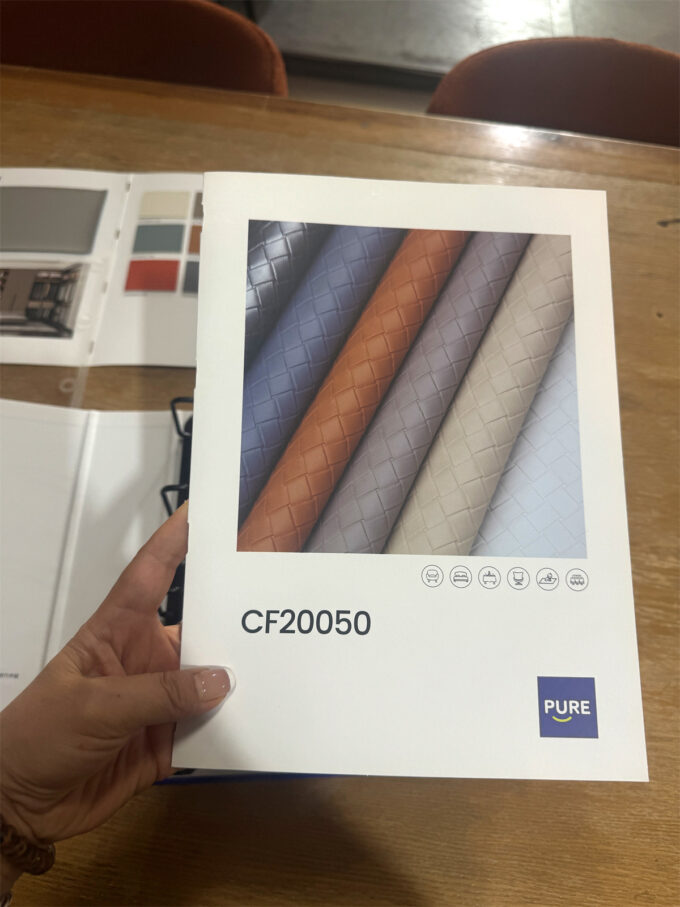 custom binder style upholstery fabric color cards