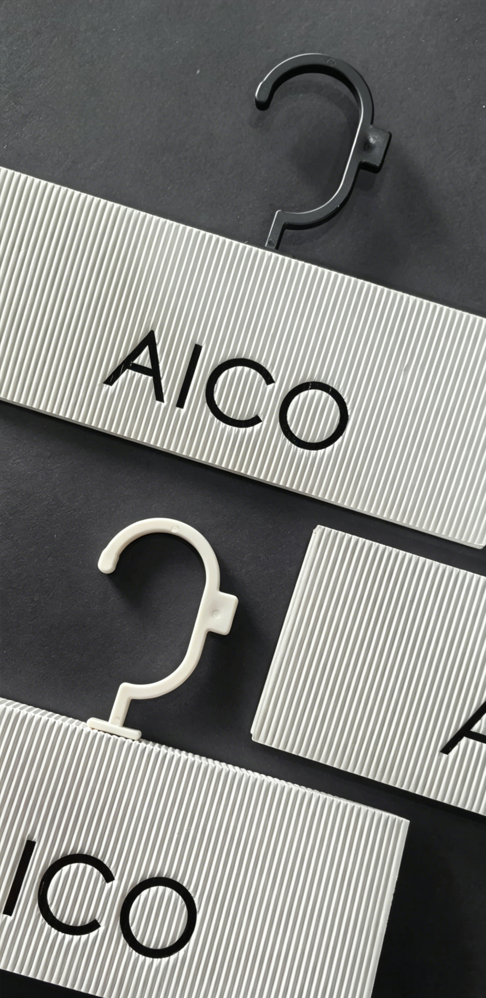 vertical strip textured fabric sample headers
