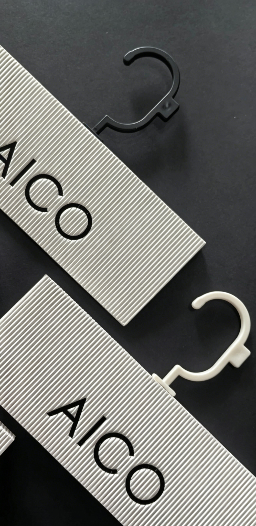 vertical strip textured fabric sample headers