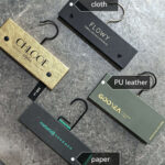 ## Fabric Swatch Hook Material Options | Cloth, PU Leather & Paper Covered Sample Hangers | Swatch Hook