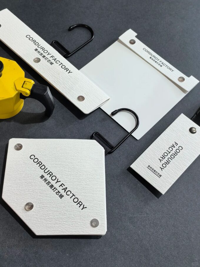 Fabric Sample Hook Sets With Fabric Color Cards for Curtain, Upholstery & Apparel Display | Swatch Hook