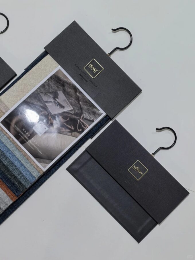 Premium Fabric Sample Hook Sets for Textile Showroom Display